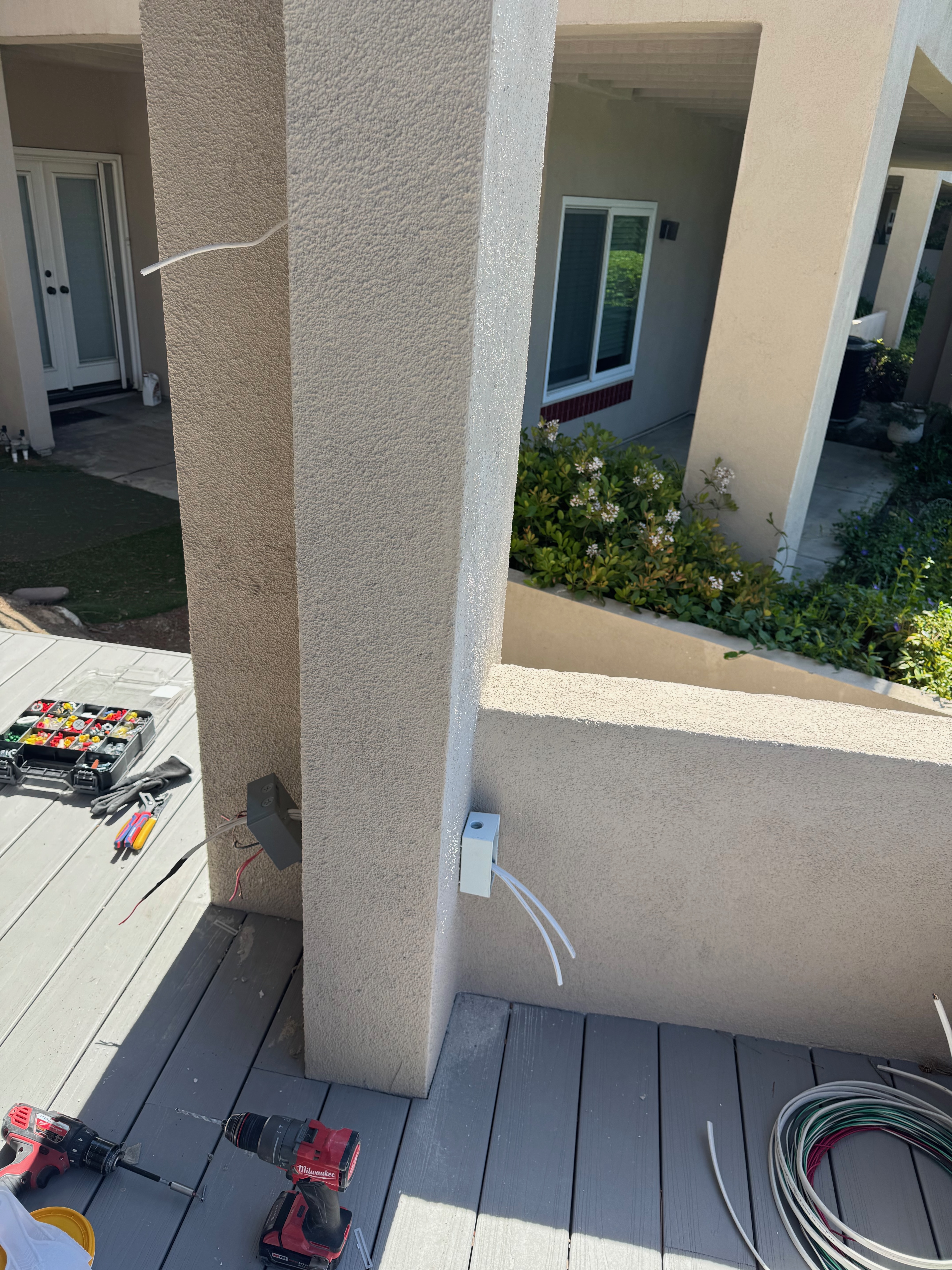 Ceiling Electrical Work